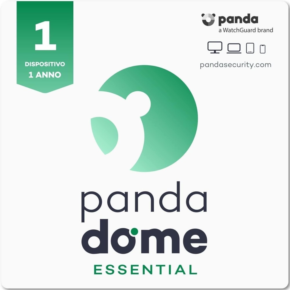 Panda Dome Essenzial 2024 - Cloud Antivirus e VPN, Modalità Game (1 dispositivi)  1 Anno, Windows Os